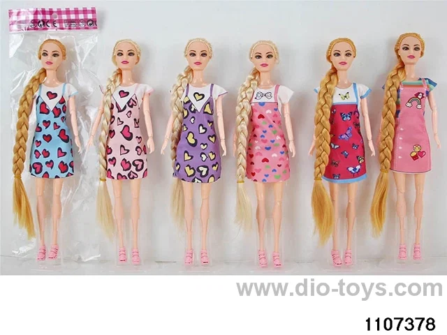 11.5 inch 30cm 13 joint Barbie in opp bag