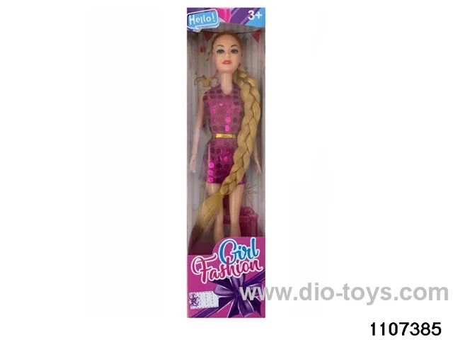 11 inch 9 joint Barbie in window box