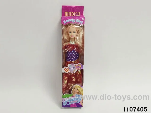 Barbie doll set in window box