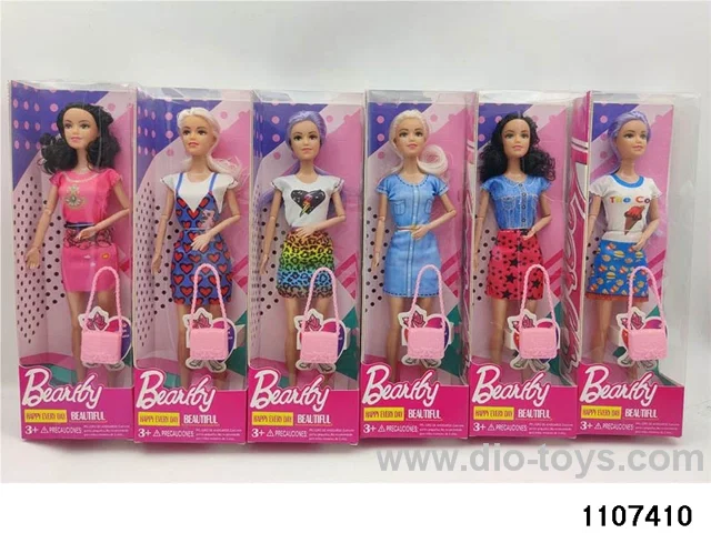 11.5 inch 9 joint Barbie in window box