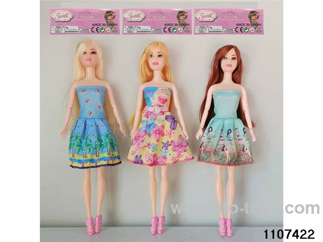 11.5 inch Barbie doll in opp bag