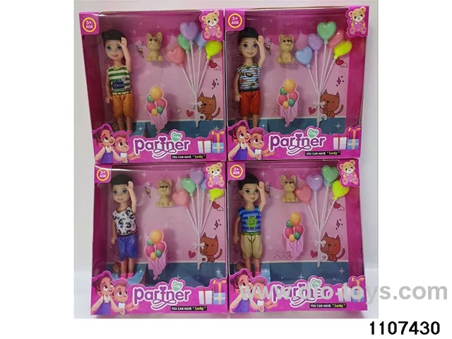 5 inch Barbie doll in window box