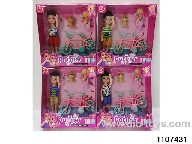 5 inch Barbie doll in window box