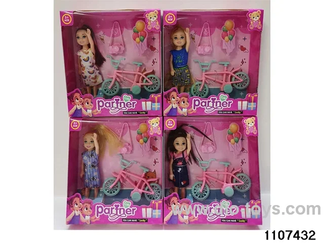 5 inch Barbie doll in window box
