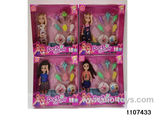 5 inch Barbie doll in window box