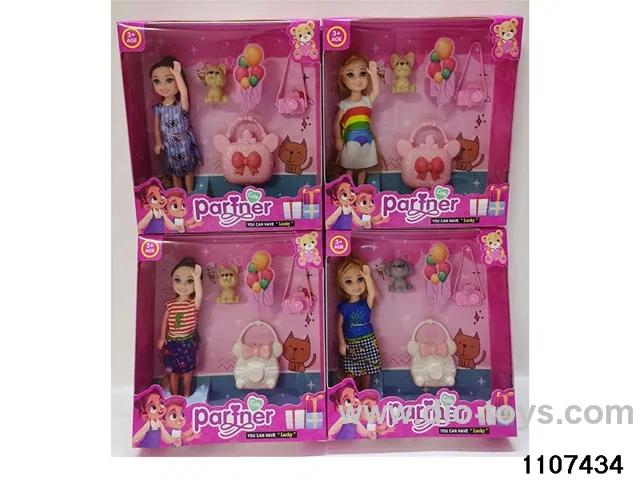 5 inch Barbie doll in window box