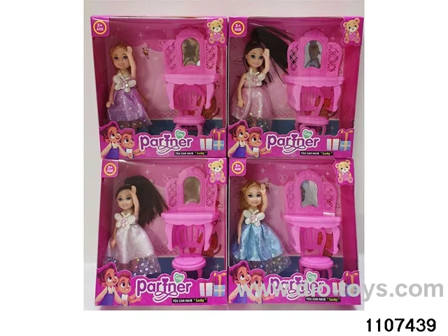 5 inch Barbie doll in window box