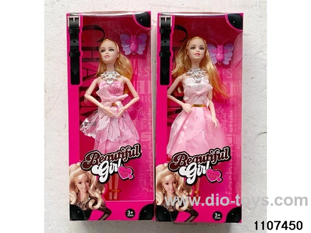 11 inch 9 joint Barbie in window box