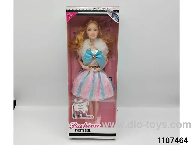 11.5 inch 9 joint Barbie in window box