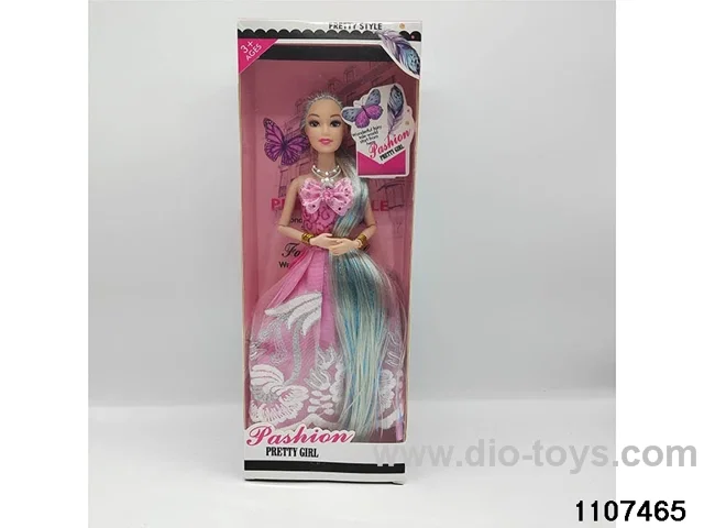 11.5 inch 9 joint Barbie in window box