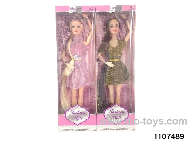 11 inch 9 joint Barbie in window box