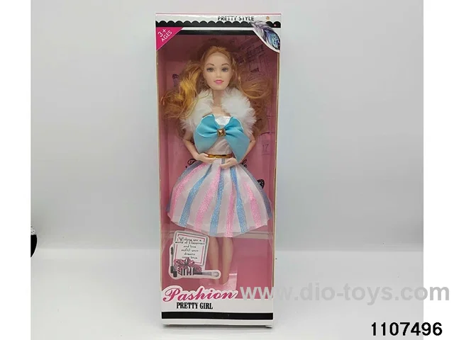 11.5 inch 9 joint Barbie in window box