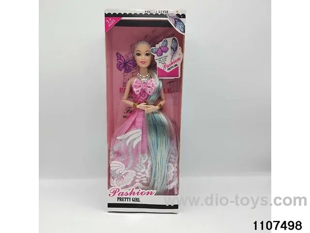 11.5 inch 9 joint Barbie in window box