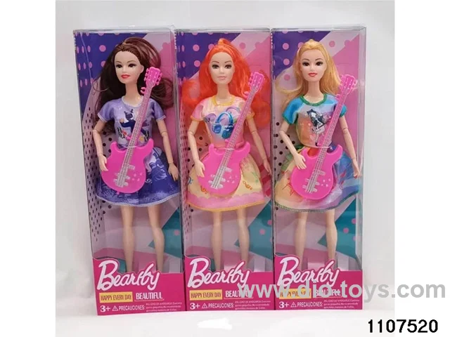 11.5 inch 9 joint Barbie in window box