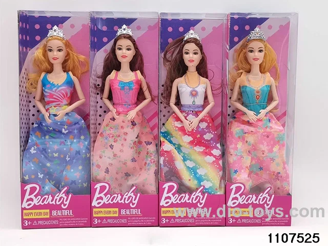 11.5 inch 9 joint Barbie in window box