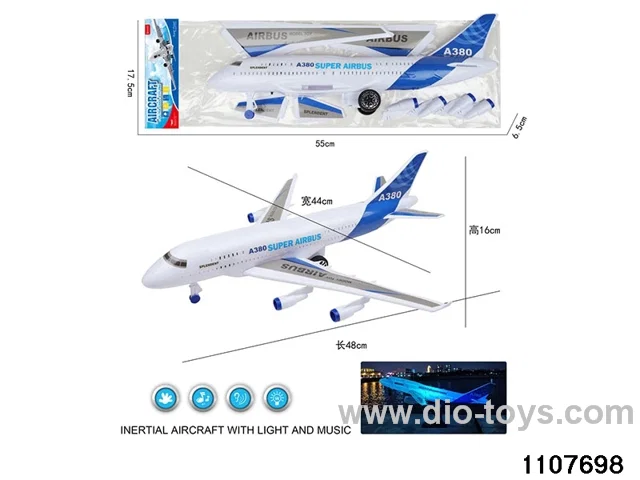 inertial airliner W L/M in PP bag with header
