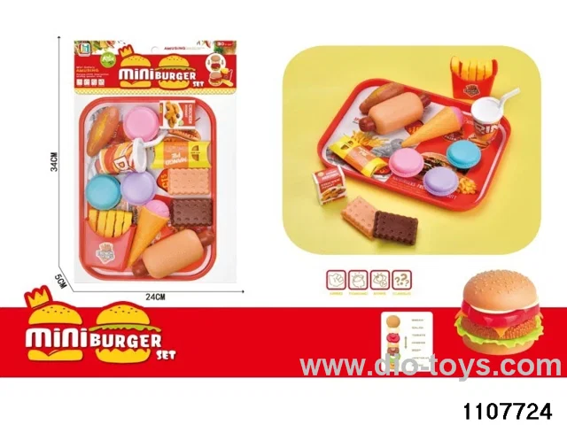 Burger Chop Suey Set in PP bag with header