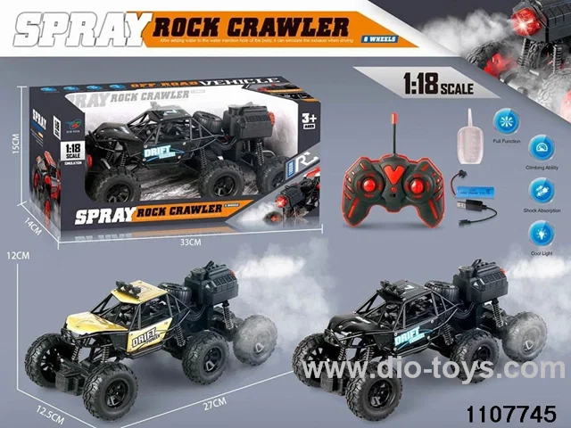 27mhz Alloy RC car with light in window box