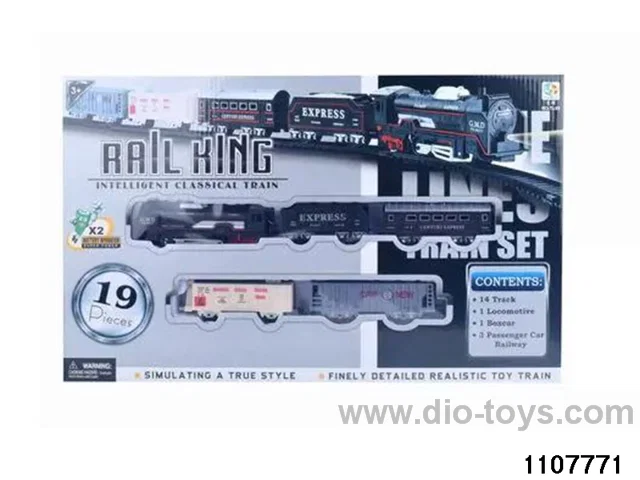 Electric railcar in window box