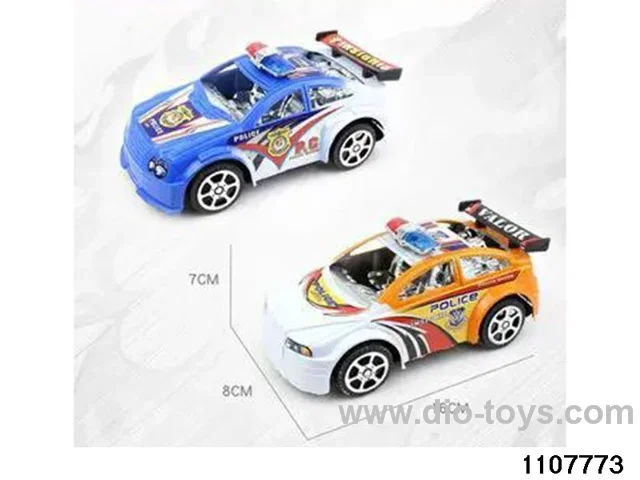 Pull back police car in opp bag