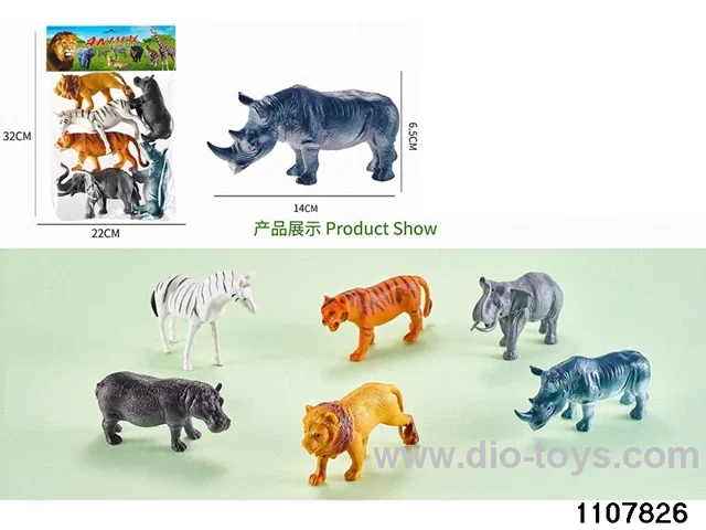 Animal Set in PP bag with header