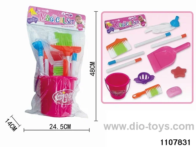 Sets of sanitary ware in PP bag with header