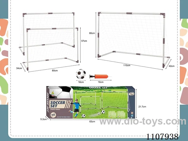 2-in-1 soccer goal set