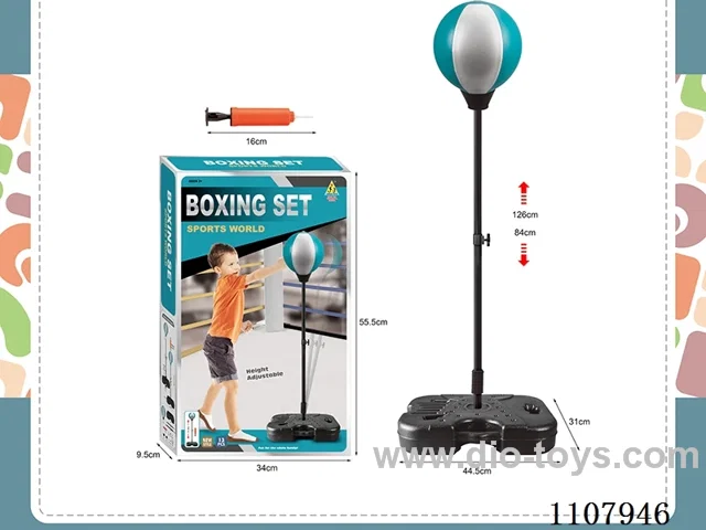 Simulated boxing ring set