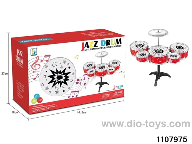 Electroplated Jazz Drums in display box