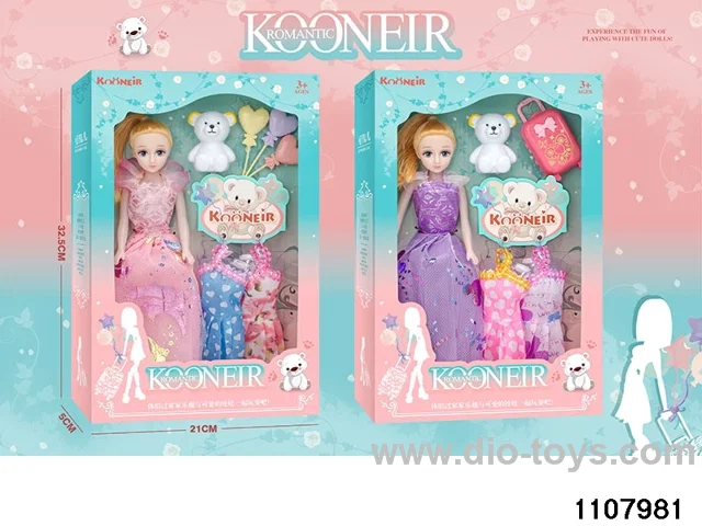 11.5 inch Barbie Set in window box