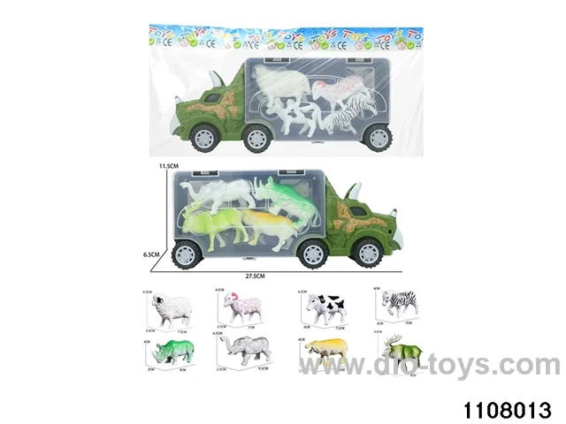 Scooter Dinosaur Storage Vehicle Set in opp bag