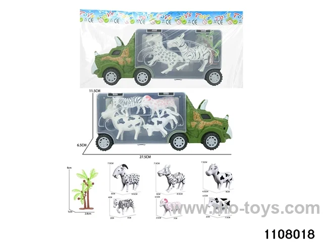 Scooter Dinosaur Storage Vehicle Set in opp bag