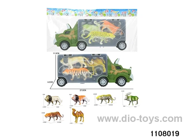 Scooter Dinosaur Storage Vehicle Set in opp bag