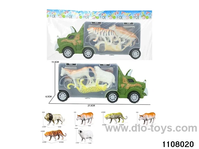 Scooter Dinosaur Storage Vehicle Set in opp bag