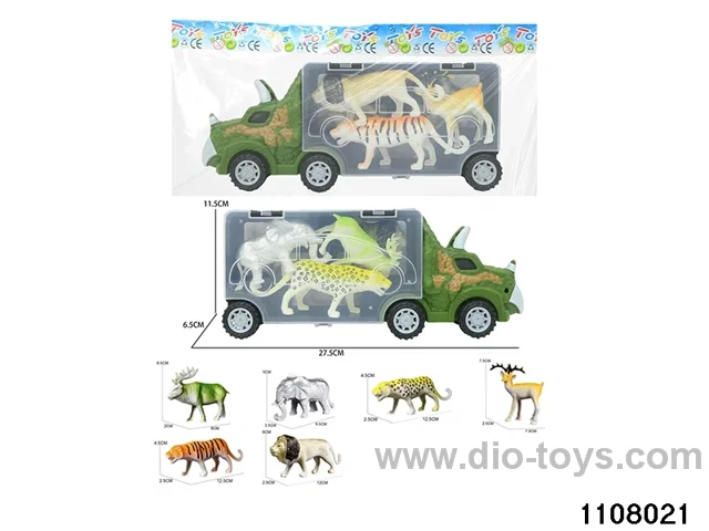 Scooter Dinosaur Storage Vehicle Set in opp bag