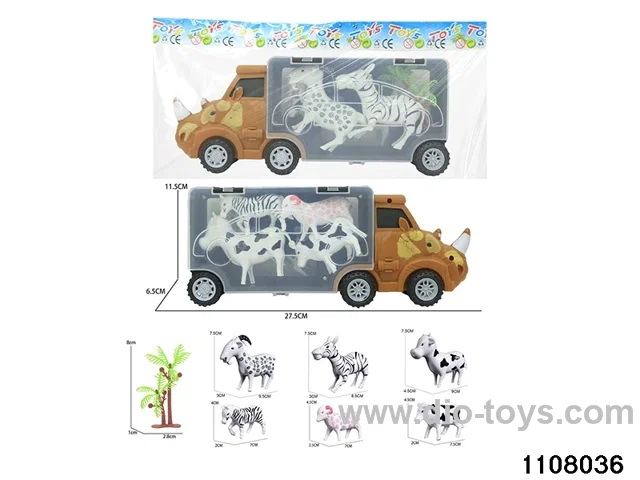 Scooter Dinosaur Storage Vehicle Set in opp bag