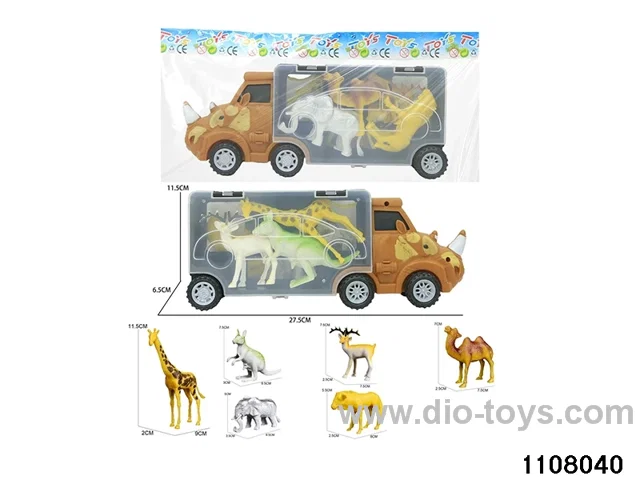 Scooter Dinosaur Storage Vehicle Set in opp bag