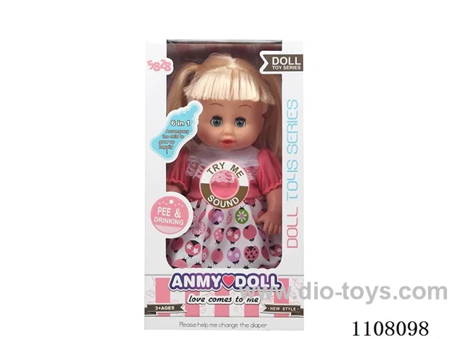 14 "Double Ponytail girl with IC