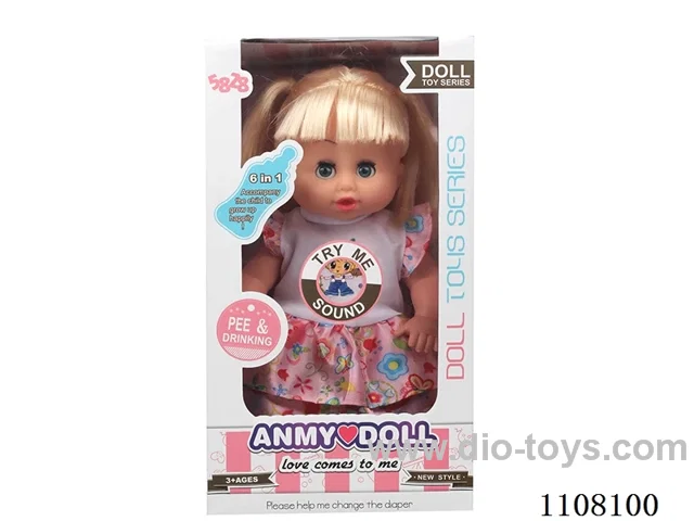 14 "Double Ponytail girl with IC