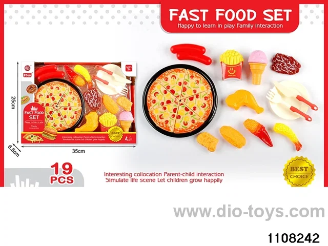 Happy American Meal Playset（19pcs）in window box