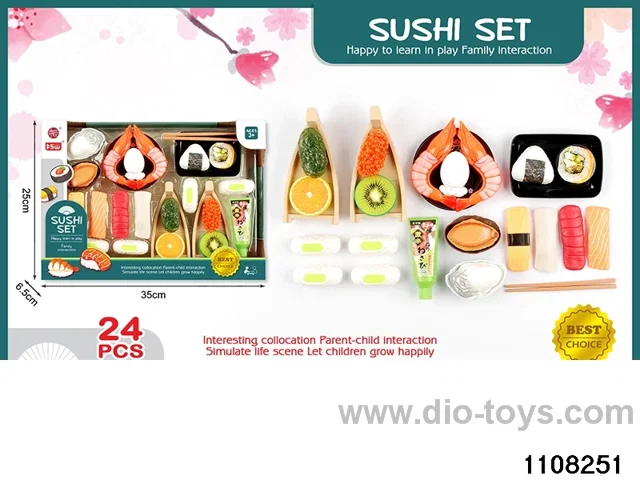 Premium Sushi Playset（24pcs）in window box