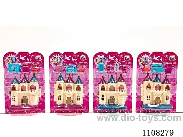 Mini Castle + Furniture (4 mixed)