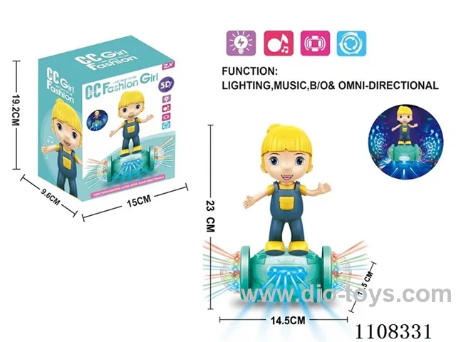 Electric universal dazzling light music fashion girl