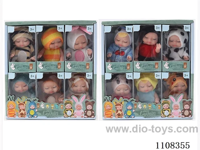 3.5 "Sleeping Baby - 12 animal series