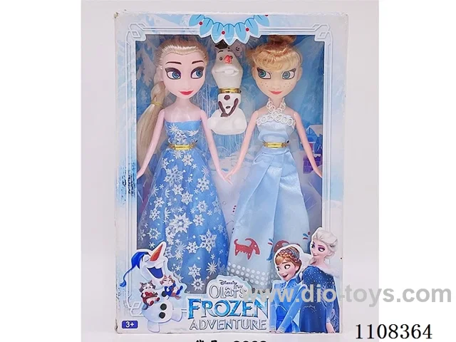 9 inch heavy snow princess with Olaf