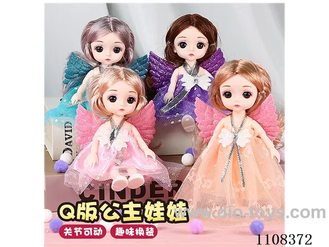 16cm doll 13 joint 3D eye 4 angel mix