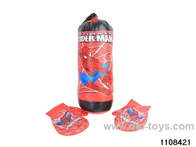 Spiderman Sandbag + Gloves in Net bag