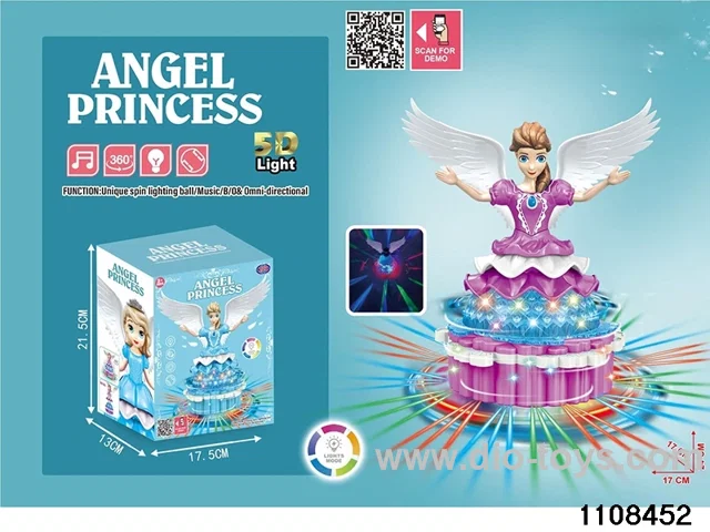 Electric Music Angel Princess in color box