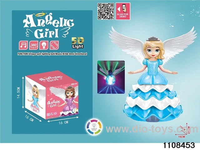Electric Music Angel Princess in color box