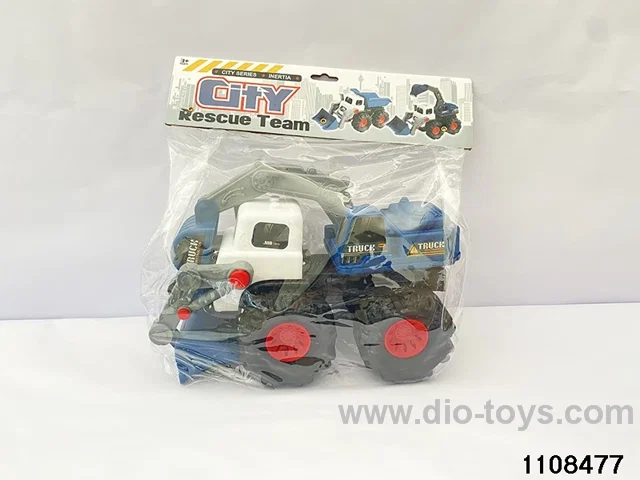 sliding vehicle in PP bag with header